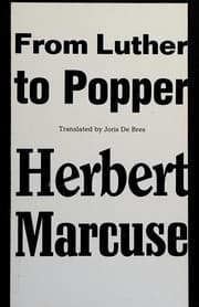 Tapa de From Luther to Popper