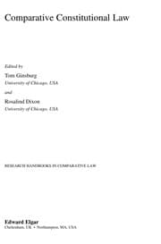 Tapa de Comparative constitutional law