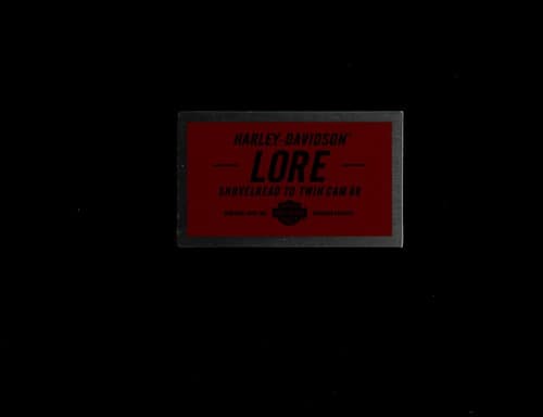Tapa de Harley-Davidson lore