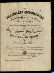 Tapa de Les folies amoureuses