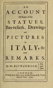 Tapa de An account of some of the statues, bas-reliefs, drawings and pictures in Italy, &c with remarks