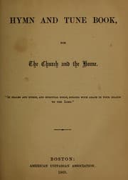 Tapa de Hymn and tune book, for the church and the home