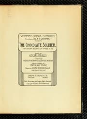 Tapa de The chocolate soldier
