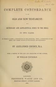 Tapa de A complete concordance to the Old and New Testament