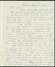 Tapa de [Letter to] Dear sir