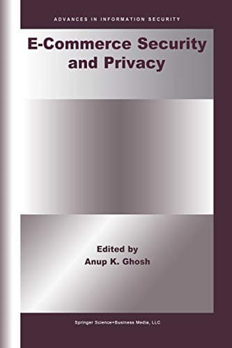 Tapa de E-Commerce Security and Privacy