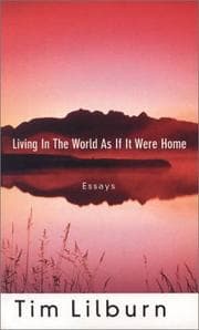 Tapa de Living in the world as if it were home