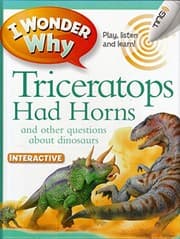 Tapa de I Wonder Why Triceratops Audio Ed