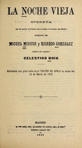 Tapa de La noche vieja