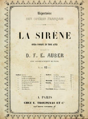 Tapa de La sirène