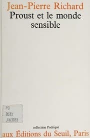 Tapa de Proust et le monde sensible