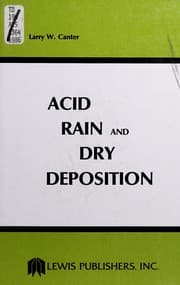 Tapa de Acid rain and dry deposition