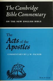 Tapa de Acts of the Apostles: commentary