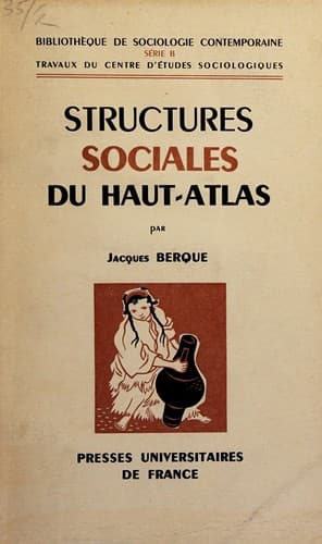 Tapa de Structures sociales du Haut-Atlas