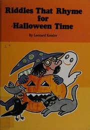 Tapa de Riddles that rhyme for Halloween time