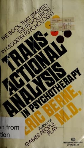 Tapa de Transactional Analysis in Psychotherapy
