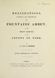 Tapa de Delineations, graphical and descriptive, of Fountains' Abbey, in the West Riding of the County of York