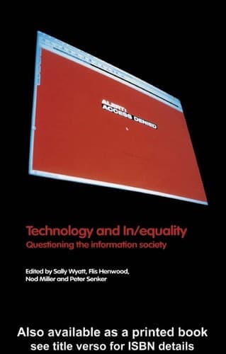 Tapa de Technology and in/equality