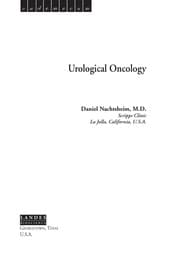 Tapa de Urological Oncology (Landes Bioscience Medical Handbook (Vademecum))
