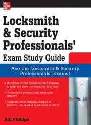 Tapa de Locksmith and security professionals exam study guide