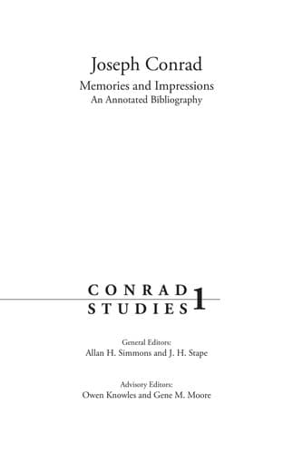 Tapa de Joseph Conrad