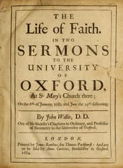 Tapa de The life of faith