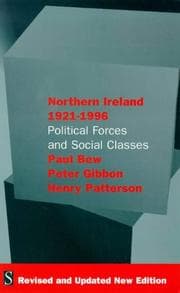 Tapa de Northern Ireland, 1921-1996