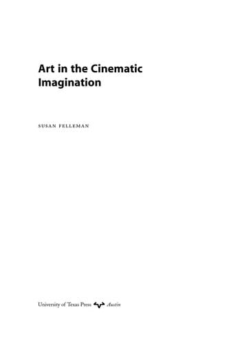 Tapa de Art in the cinematic imagination