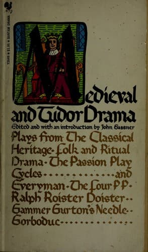 Tapa de Medieval and Tudor drama