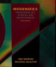 Tapa de Mathematics for business, life sciences, and social sciences