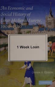 Tapa de An economic and social history of later medieval Europe, 1000-1500
