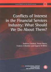 Tapa de Conflicts of Interest in the Financial Services Industry