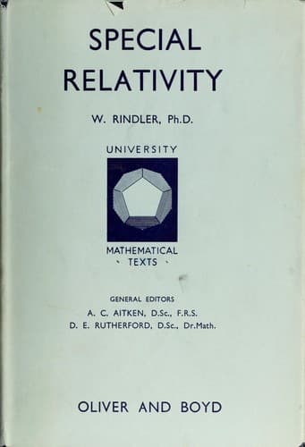 Tapa de Special relativity
