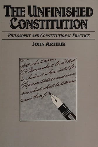 Tapa de The unfinished constitution