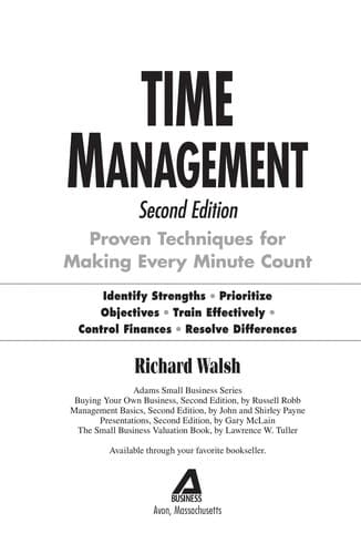 Tapa de Time Management
