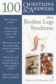 Tapa de 100 questions and answers about restless legs syndrome (RLS)
