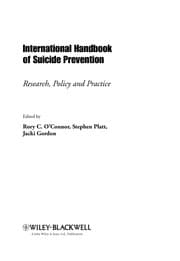 Tapa de International handbook of suicide prevention research, policy and practice