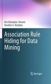 Tapa de Association rule hiding for data mining