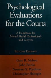 Tapa de Psychological evaluations for the courts