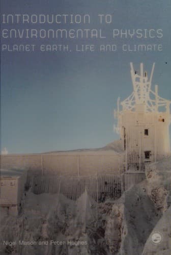 Tapa de Introduction to environmental physics