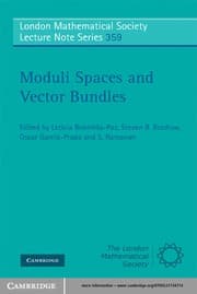 Tapa de Moduli spaces and vector bundles