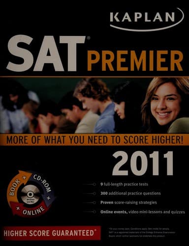 Tapa de Kaplan SAT 2011, Premier Program