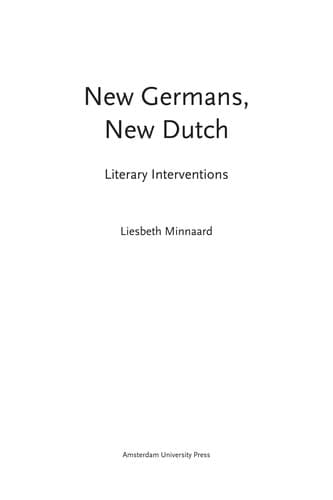 Tapa de New Germans, new Dutch