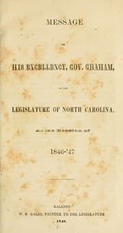 Tapa de Documents printed by order of the General Assembly of North Carolina at its session of ...