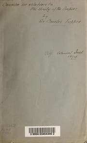 Tapa de Canada in relation to the unity of the Empire