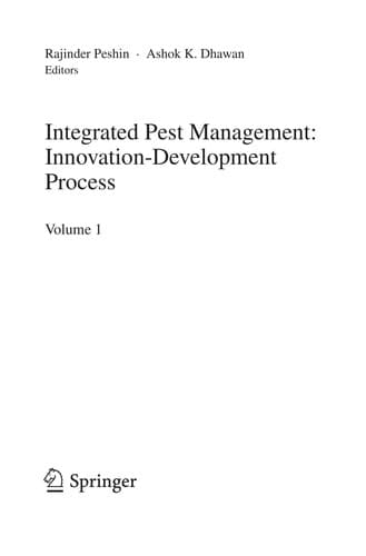 Tapa de Integrated Pest Management: Innovation-Development Process