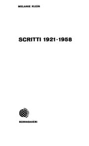 Tapa de Scritti 1921-1958