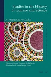 Tapa de Studies in the history of culture and science