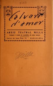 Tapa de Calvari d'amor