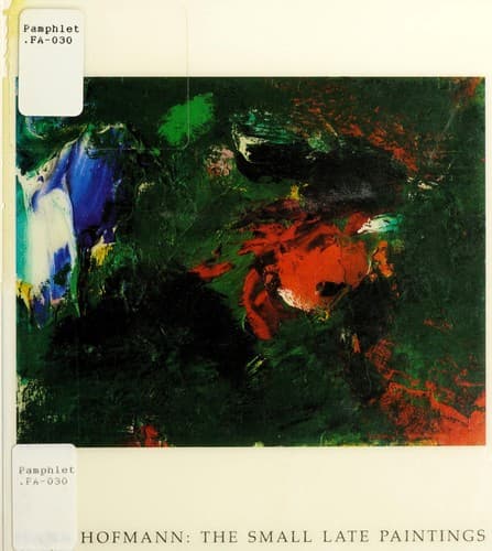 Tapa de Hans Hofmann